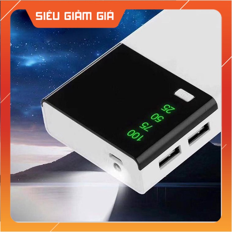 Sạc Dự Phòng 30000mAh - Sạc Dự Phòng, Pin Dự Phòng Sam Sung Dung Lượng Cực Lớn Có Đèn Pin Và Hiện Thị % Pin |Phutu
