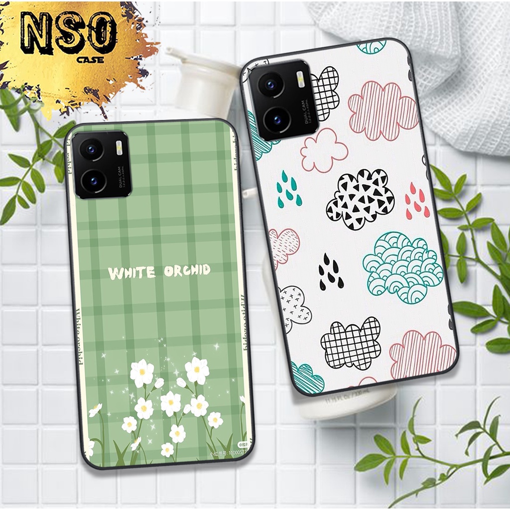 Ốp Vivo Y15s in hình họa tiết hoa lá đẹp lạ