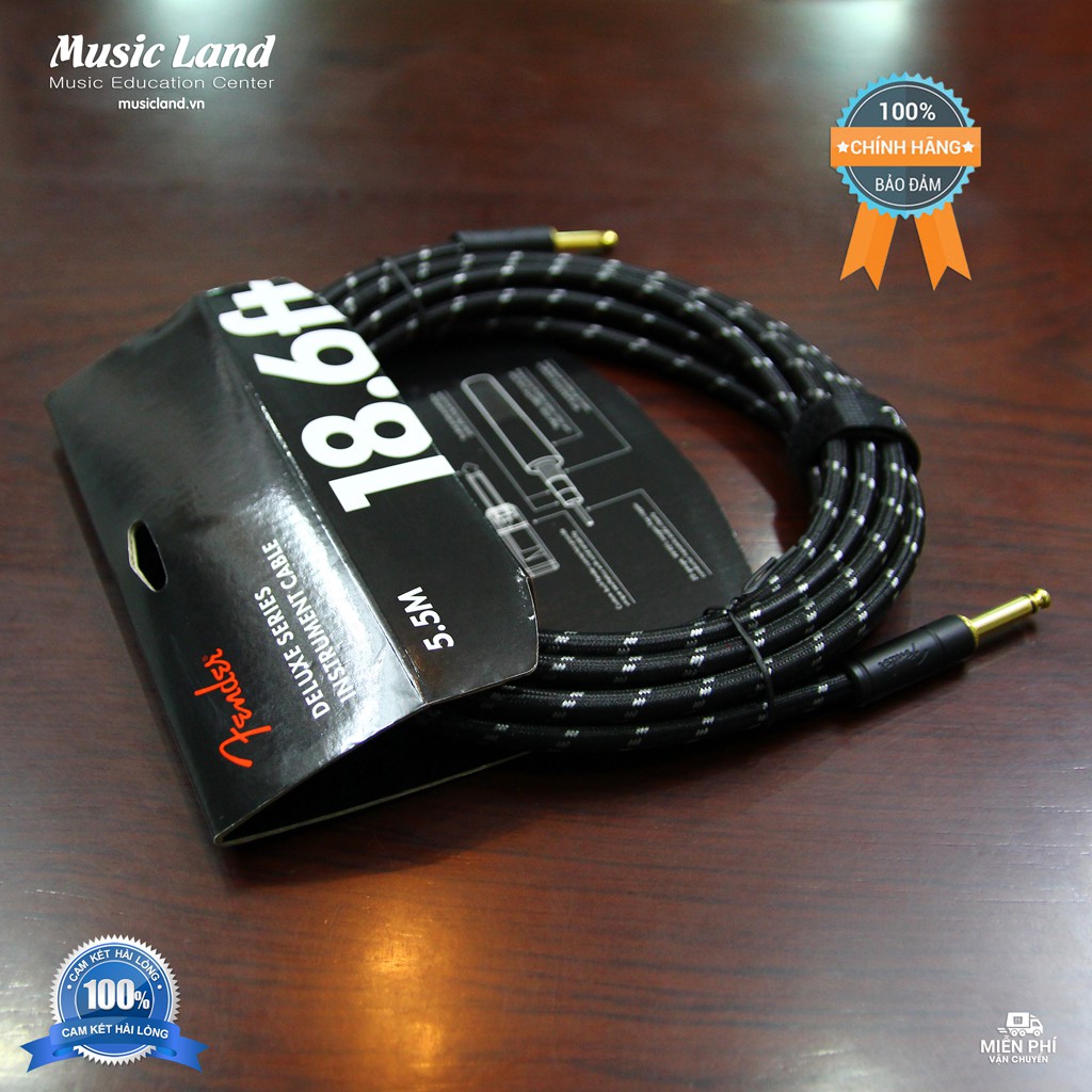 Dây Fender Deluxe Instrument Cable– 5.5M (chính hãng)