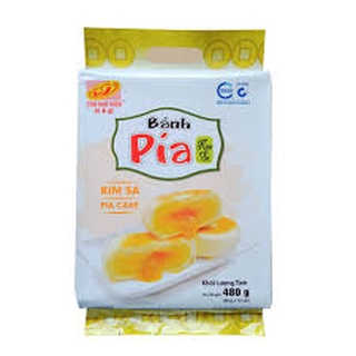 Bánh pía kim sa mini tan chảy Tân Huê Viên túi 480g (12 cái), đcự sản miền tây