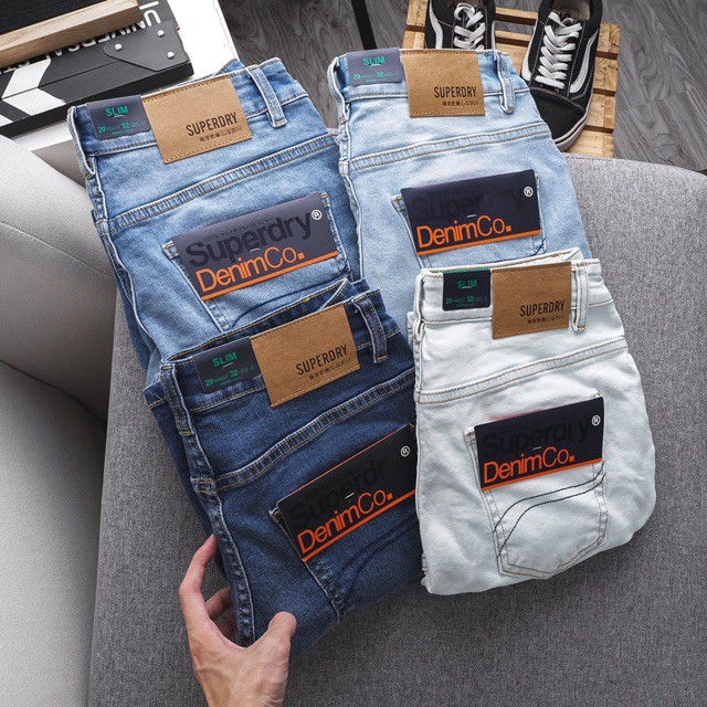 Quần Short Nam cao cấp xuất xịn- xanh rách -slimfit Hải An Jeans