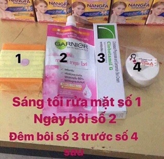 Sét Trị Nám Thái Lan GARNIER 5 Món