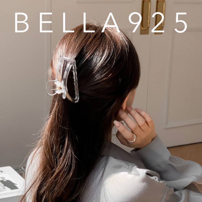 Kẹp tóc Bella 925 cạp tóc nhựa cứng cao cấp chữ D 9cm Hàn quốc