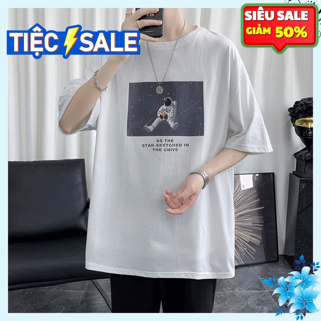 Áo phông form rộng unisex tay lỡ oversize
