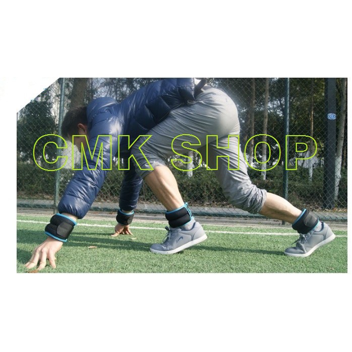 [2x1Kg]Tạ đeo chân, tay- Xà cạp trọng lượng giúp tăng trọng lực khi tập luyện thể thao