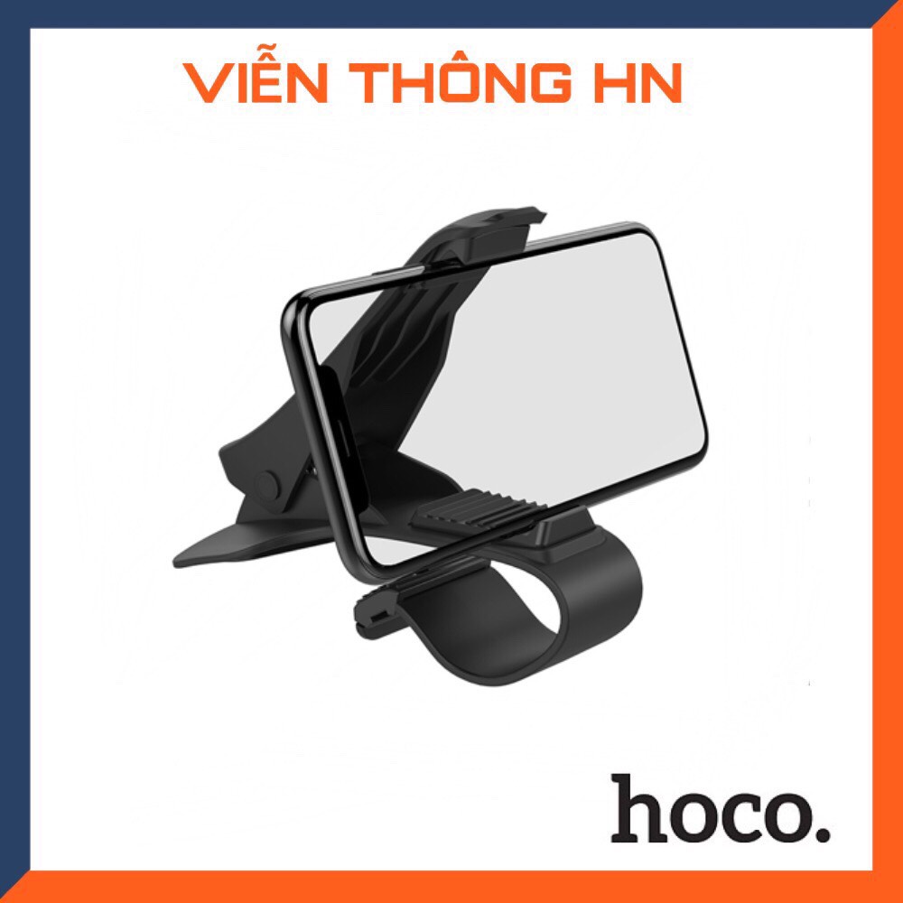 Kẹp điện thoại trên oto Hoco CB50 - giá đỡ điện thoại đặt taplo ô tô xe hơi - vienthonghn