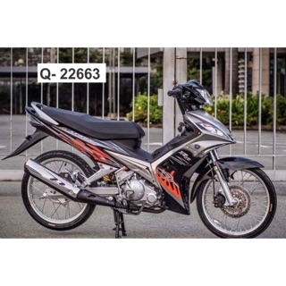 Tem rời Exciter 2006-2010 Cam bạc đen