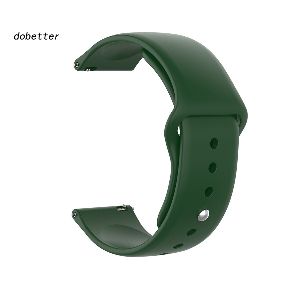 Dây silicone thay thế 20mm thiết kế tiện lợi cho đồng hồ thông minh Garmin Vivo Active3