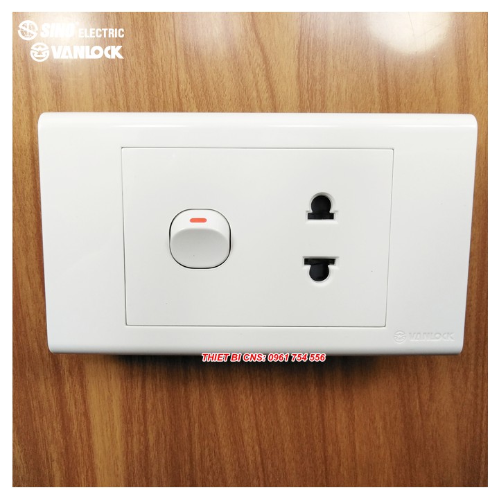Ổ cắm - Công tắc Vanlock SINO Dòng S18 - Chính hãng