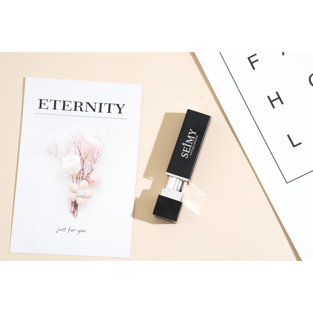 Son lì thiên nhiên không chì Seimy - Nature Lipstick sử dụng được cho bà bầu - son thỏi dưỡng môi | BigBuy360 - bigbuy360.vn