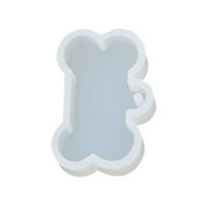 Khuôn Silicone Bóng Hình Tròn Làm Móc Khóa DIY Có Lỗ