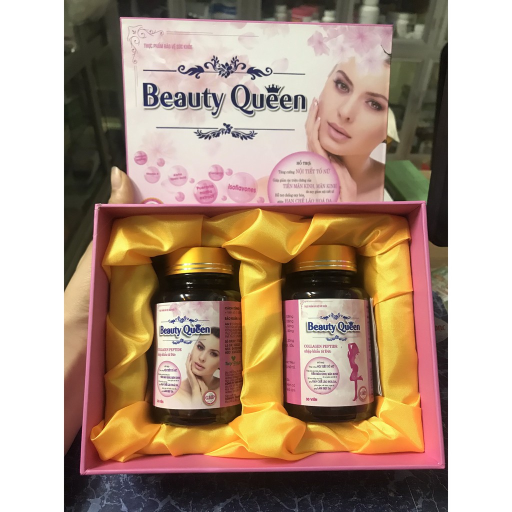 Viên uống trắng da ❤️CHÍNH HÃNG👍 Beauty Queen Collagen Sâm Tố Nữ ❤️chống lão hóa điều hòa nội tiết tố, hỗ trợ làm đẹp da | BigBuy360 - bigbuy360.vn