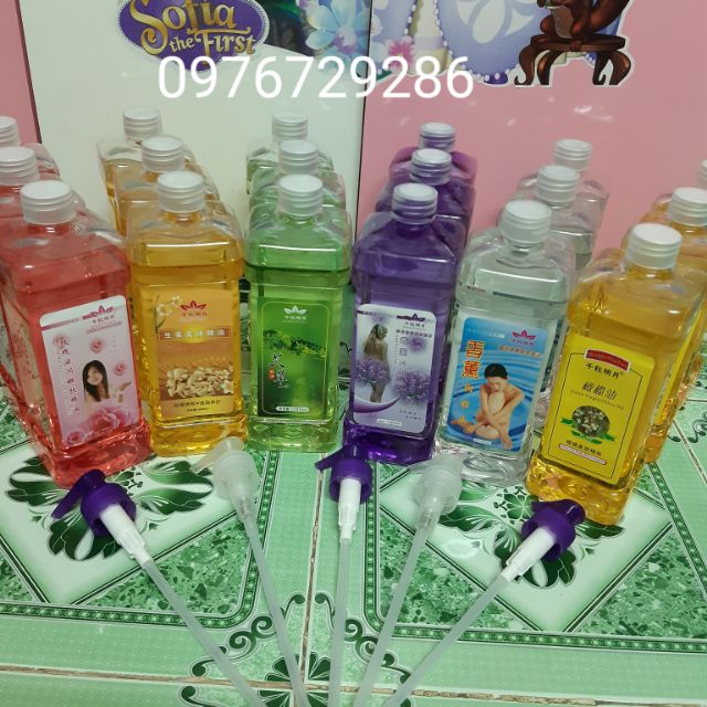 Combo 3 chai Tinh dầu massa body trong Spa &TMV 1000 | BigBuy360 - bigbuy360.vn