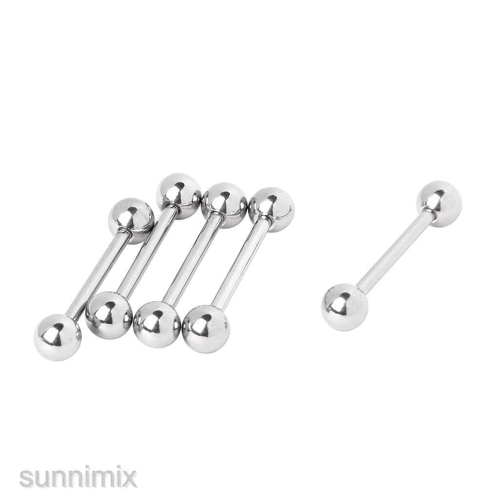 Set 5 Khuyên Lưỡi 14G Cá Tính