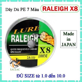 Dù Câu Cá PE Dù Câu Lure X8 7 Màu Dù Câu Lure Siêu Bền DC8 Đồ câu 688