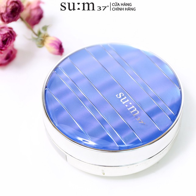 [Mã VISAPREMIUM giảm 150K]Phấn nước cấp ẩm Su:m37 Water-full CC Cushion Perfect Finish 15g (tặng thêm lõi 15g)