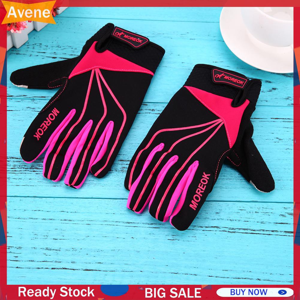 Găng Tay Thể Thao Dày Dặn Giữ Ấm Toàn Bộ Ngón Cho Xe Đạp Leo Núi Mtb -135330