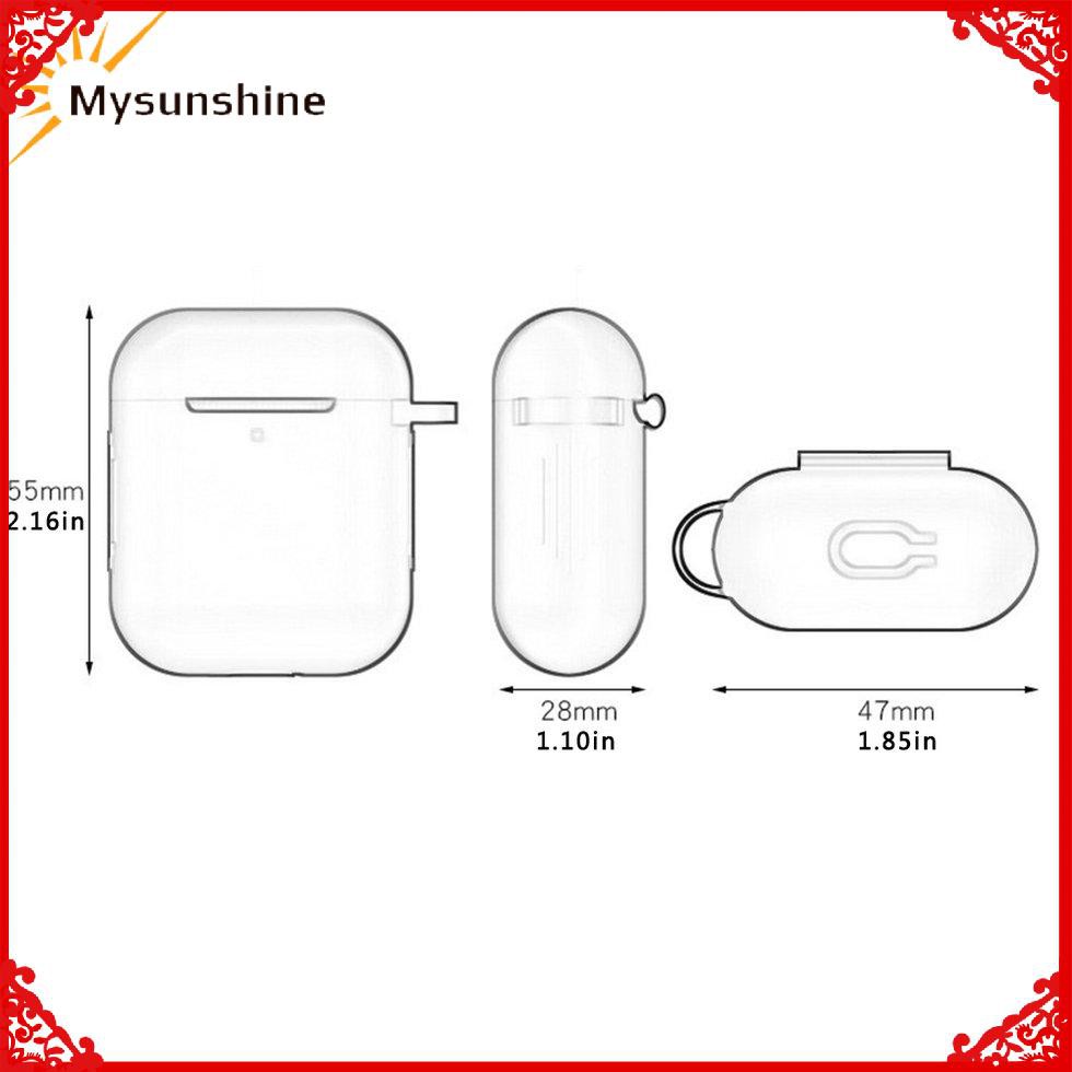 Vỏ Bảo Vệ Hộp Sạc Tai Nghe Không Dây Airpods Bằng Silicon Có Nút Chống Thất Lạc | BigBuy360 - bigbuy360.vn