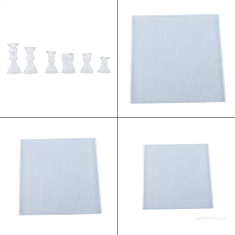 Khuôn silicone dùng làm bàn cờ vua quốc tế DIY