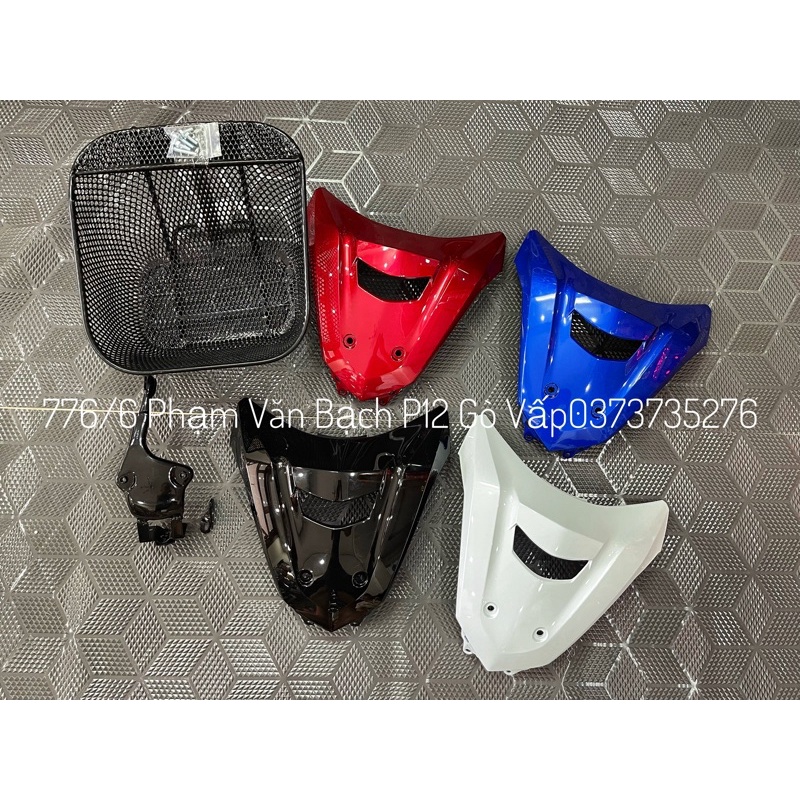 Combo rổ pat nạ H2C gắn xe Future 125i đèn led chính hãng