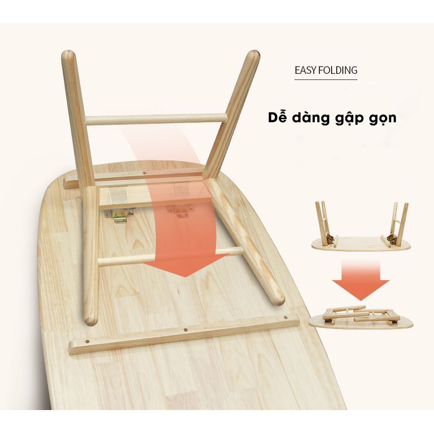 BÀN LÀM VIỆC GẤP GỌN SIZE M- 80CM