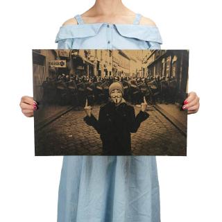 Giấy dán poster hình ảnh độc đáo trang trí nội thất