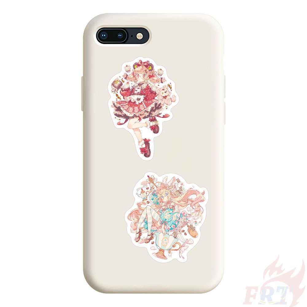❉ Lolita Girls Series 02 Stickers ❉ 60Pcs/Set DIY Fashion Luggage Laptop Skateboard Decals Doodle Stickers