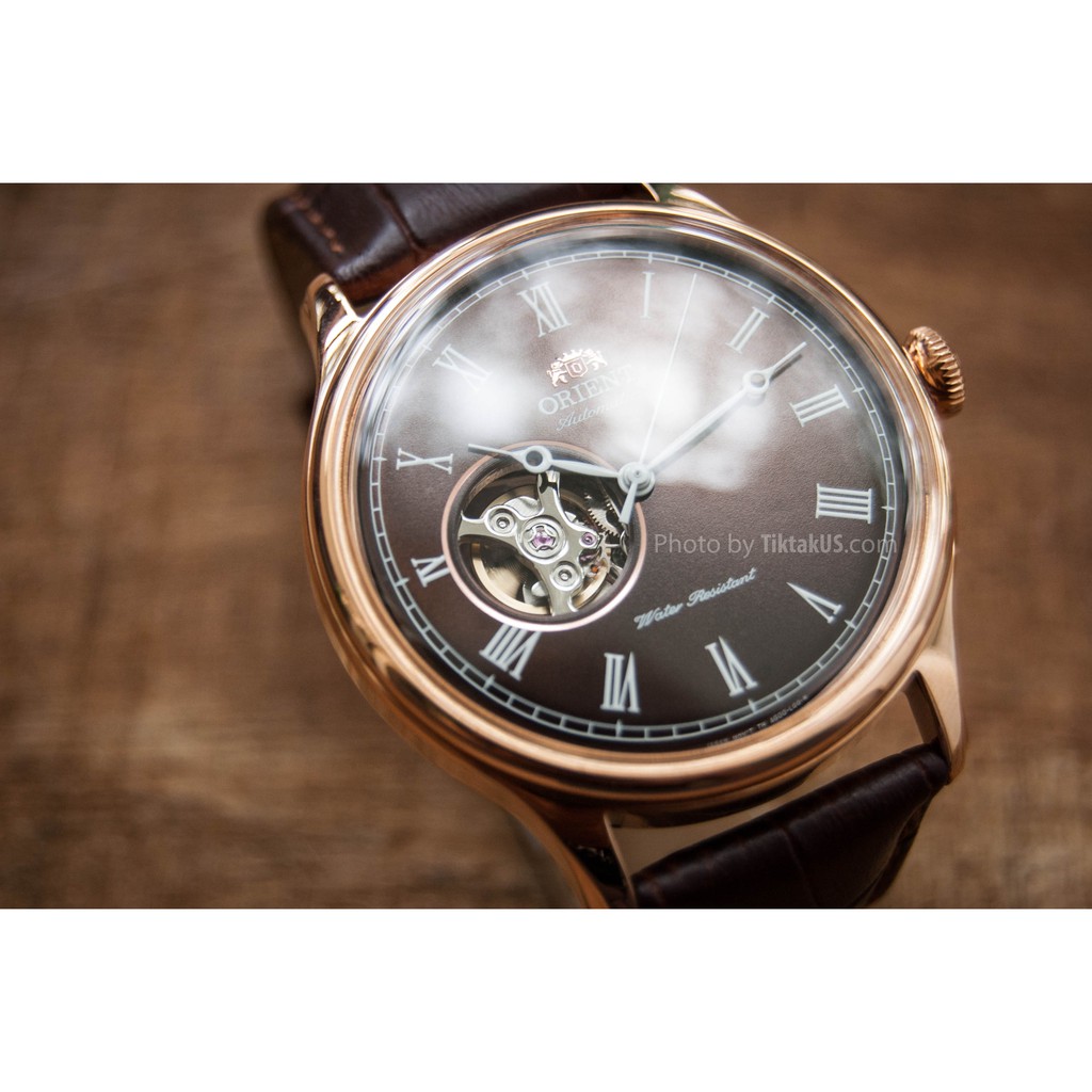 Đồng hồ nam dây da Orient Caballero FAG00001T0 ( Rose gold)