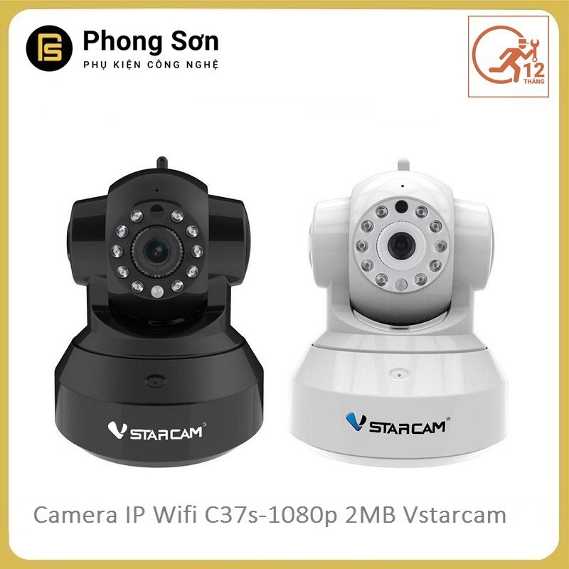 Camera wifi IP Vstarcam C37s Full HD 1080P , Bảo hành 12 tháng | BigBuy360 - bigbuy360.vn
