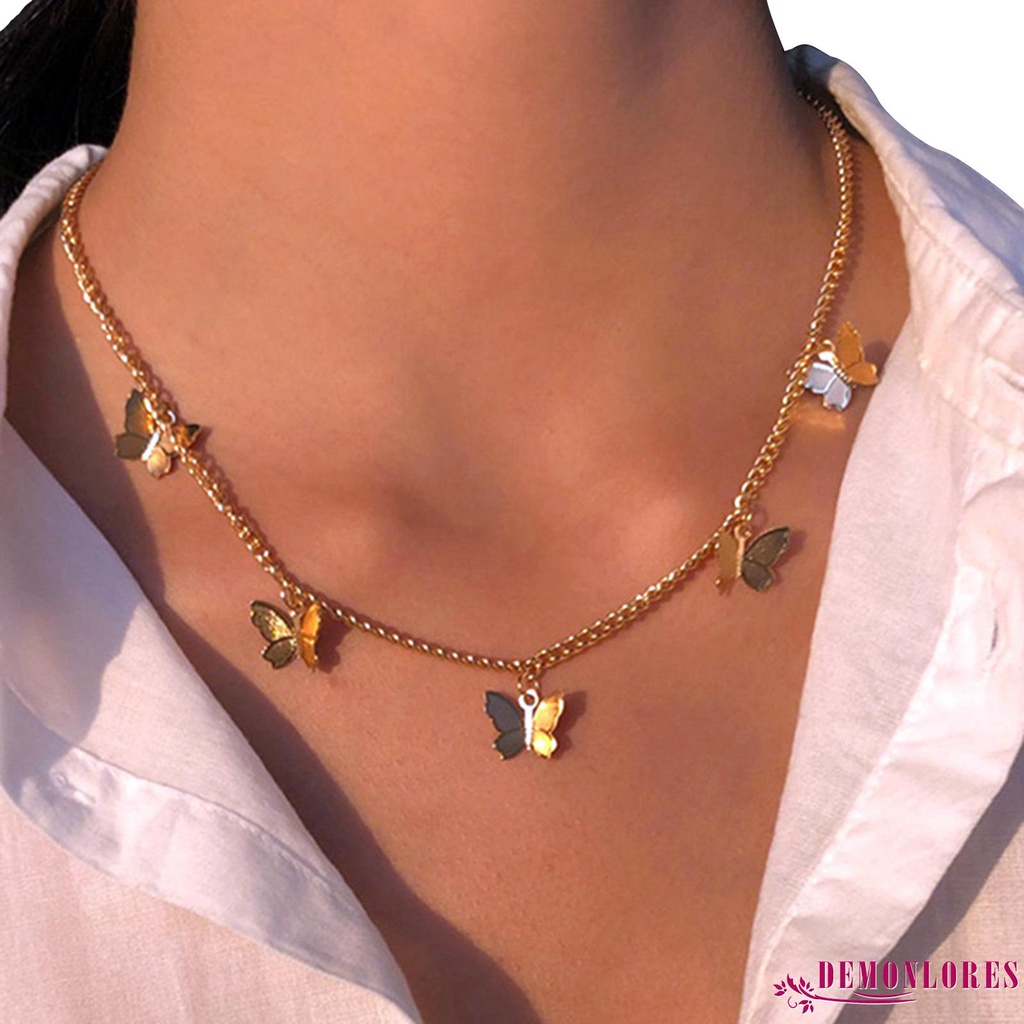 Vòng Cổ Choker Hình Bướm Thời Trang Cho Nữ