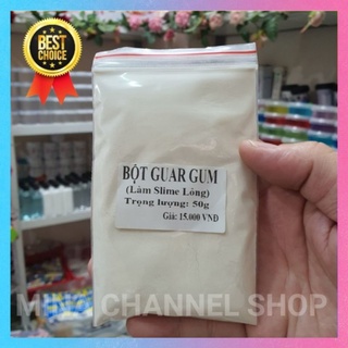 Bột Guar Gum Nguyên liệu làm Slime lỏng