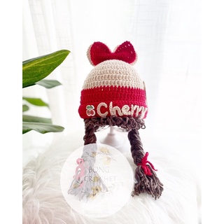 Mũ len bím tóc mickey 🍒🍒🍒 [crochet] xinh cho bé 🧵
