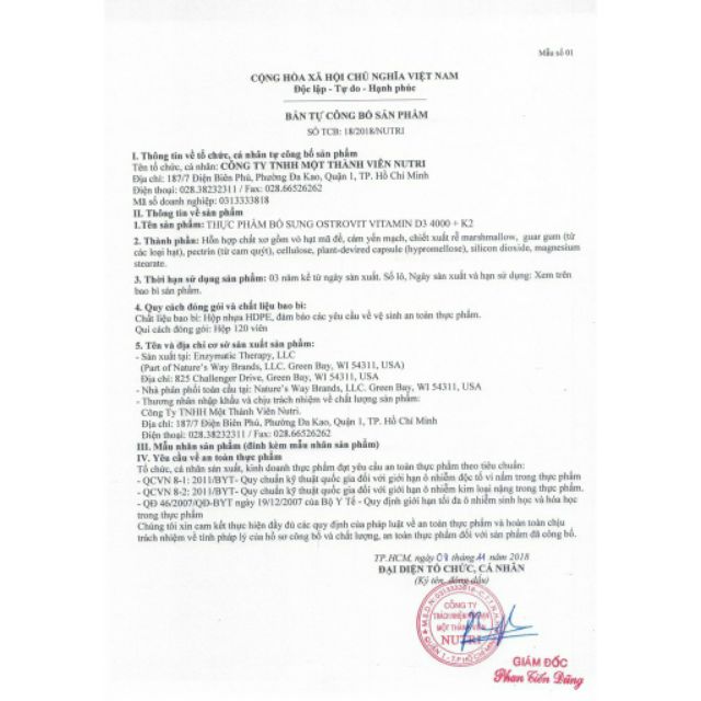 Vitamin D3 K2 Ostrovit - Hỗ trợ tăng sức đề kháng, giúp xương chắc khỏe, tăng test tự nhiên và sức mạnh cơ bắp | Thế Giới Skin Care