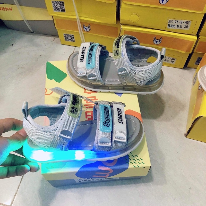 DÉP SANDAN CHO BÉ TRAI SIÊU NHẸ SIZE 21-30