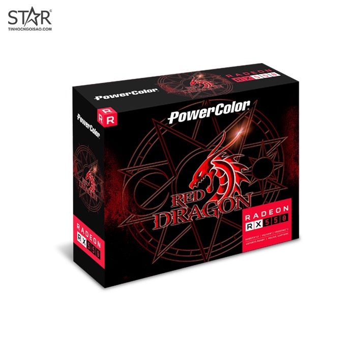 VGA Radeon RX550 2G GDDR5 PowerColor Red Dragon (AXRX 550 2GBD5-DH) | BigBuy360 - bigbuy360.vn