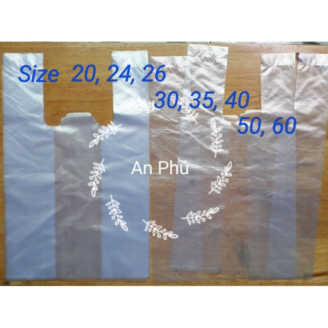 1kg Túi Xốp Gai Trong Trắng 2 Quai Loại 1