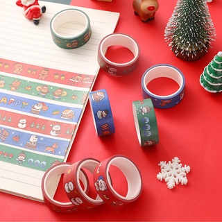 Cuộn băng dính giấy DIY họa tiết hoạt hình ông già noel 
