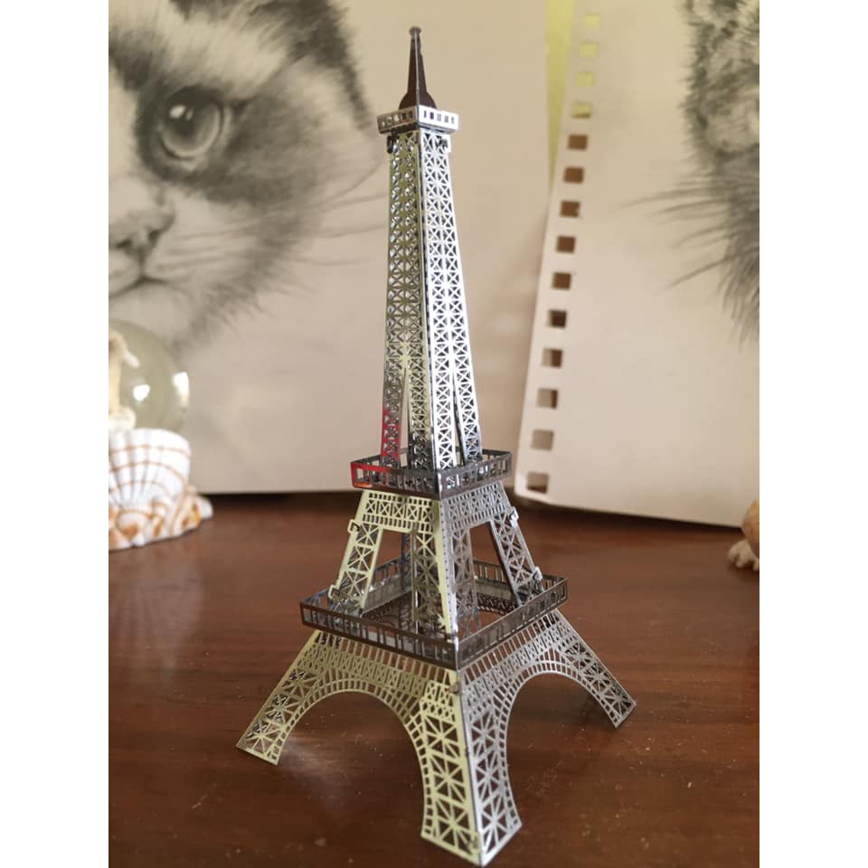 Mô Hình Kim Loại 3D Tháp Eiffel Tại Paris