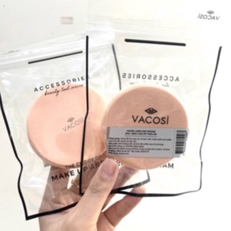 Bông phấn ướt tròn lớn Vacosi BP05