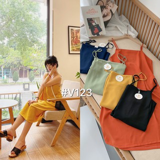 Váy 2 dây basic 1 màu siêu hot nữ v123