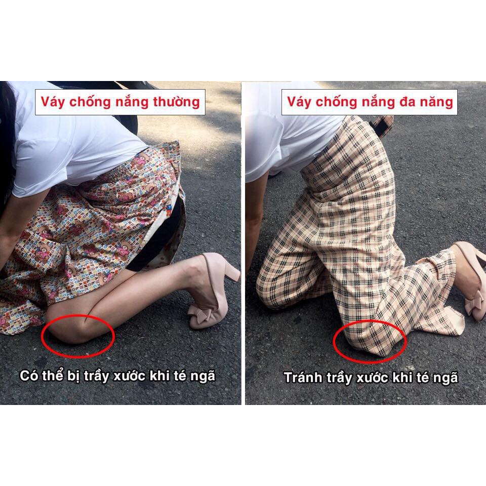 [Mã FAMAYWA giảm 10K đơn 50K] Váy chống nắng đa năng dạng quần họa tiết nhã nhặn trẻ trung | BigBuy360 - bigbuy360.vn