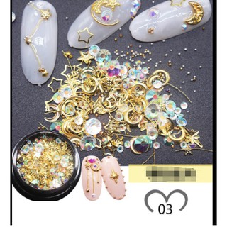 charm hũ trang trí nail