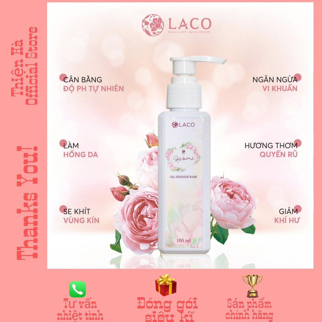 [GIẢM GIÁ SỐC] Dung Dịch Vệ Sinh Phụ Nữ Từ Hoa Hồng Tươi LACO MAROSA | BigBuy360 - bigbuy360.vn