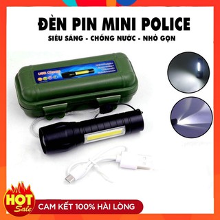 Đèn Pin MINI T1 3 chế độ Siêu Sáng Cao Cấp Có Zoom Đèn pin mini cầm tayi siêu sáng