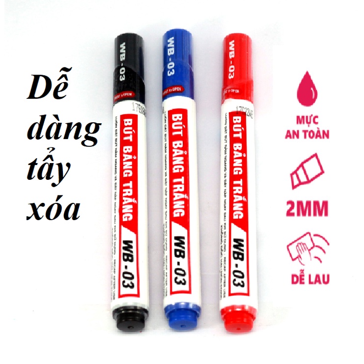 10 Bút viết bảng trắng Thiên Long WB03