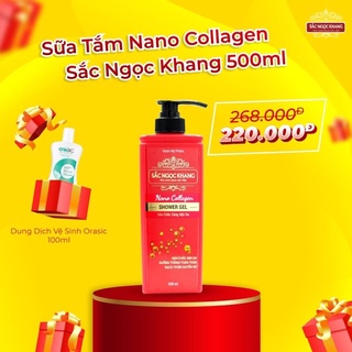✅ [ Chính Hãng ] Sữa Tắm Nano Collagen Sắc Ngọc Khang 500ml.