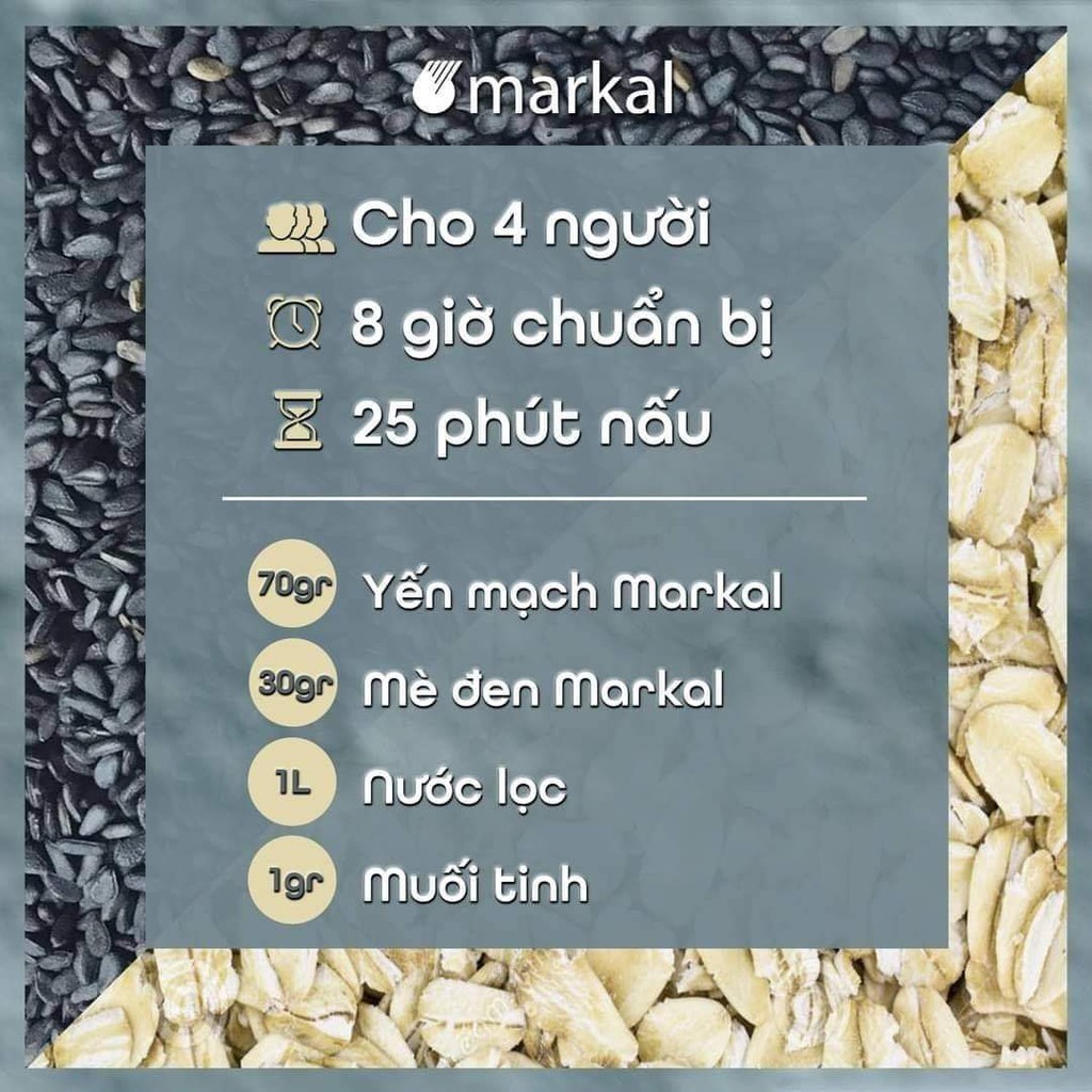 [Mã BMBAU50 giảm 7% đơn 99K] Hạt mè đen hữu cơ Markal 250g