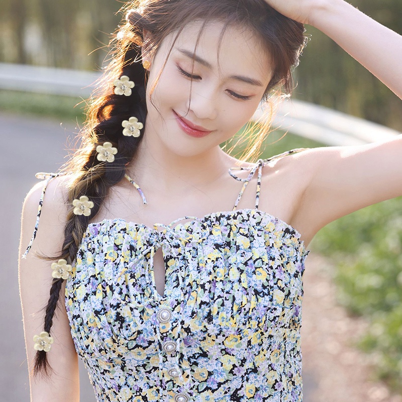 Kẹp Tóc Mini Hình Hoa Thời Trang Cho Nữ