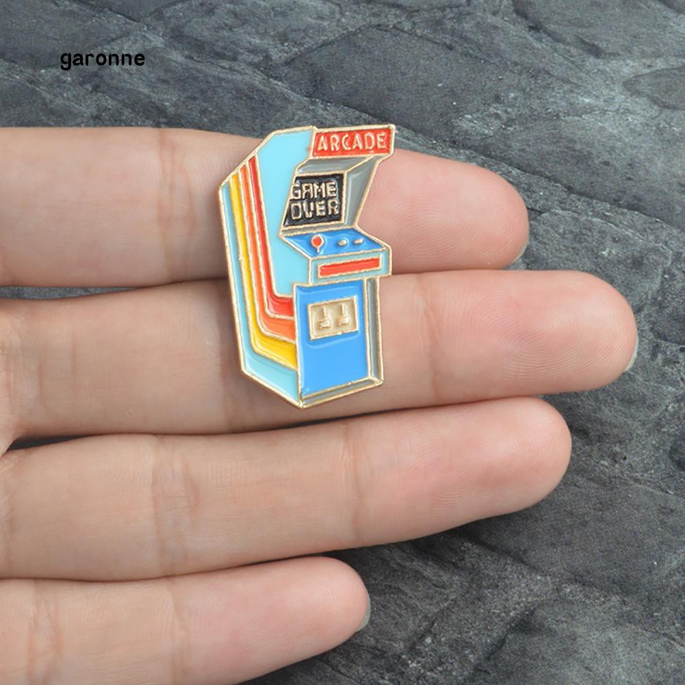 Ghim cài áo hình máy chơi game Arcade độc đáo thời trang