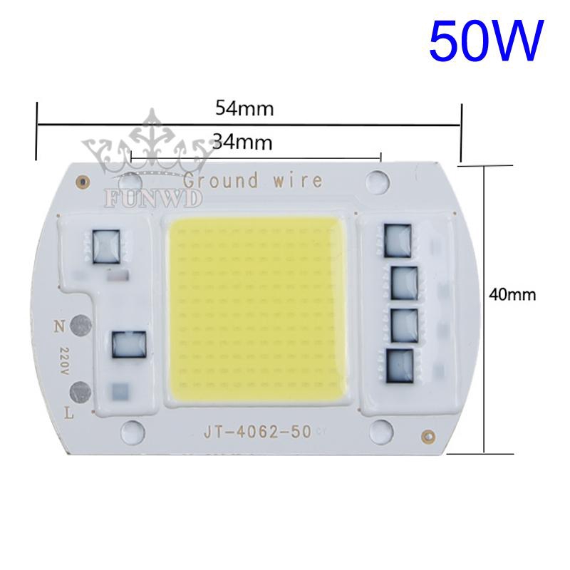 Đèn led tích hợp chip điều khiển IC thông minh  20W/30W/50W